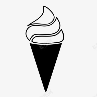 冰淇淋零食糖果图标图标