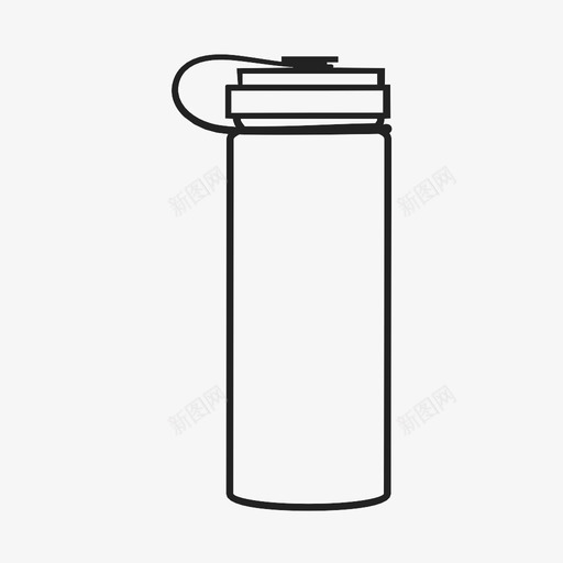 水凝胶水容器水瓶图标svg_新图网 https://ixintu.com 口渴 旅行 水凝胶 水合 水壶 水容器 水瓶