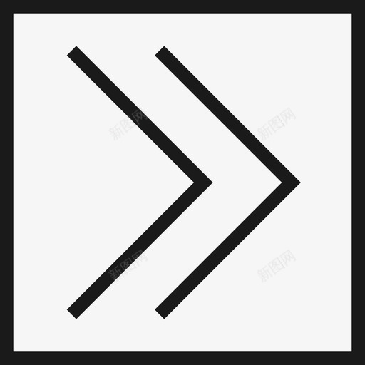 下一个方形简单图标svg_新图网 https://ixintu.com mnml图标集 下一个 倒带 右 方形 极简主义 极简图标 现代 简单 简洁 轮廓