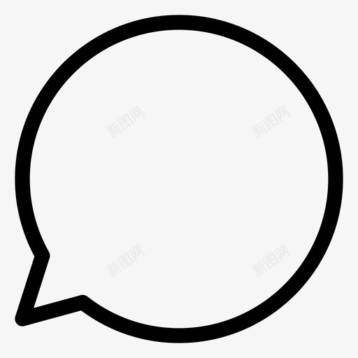 语音气泡表达式插图图标svg_新图网 https://ixintu.com 形状 插图 消息 线图标 表达式 讲话 语音气泡 说话人