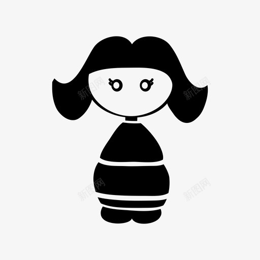 女厕所学校图标svg_新图网 https://ixintu.com 女厕所 学校
