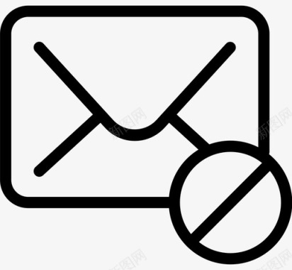 邮件块邮件圆圈图标图标