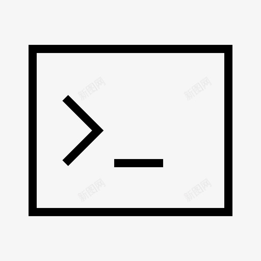 命令计算机命令控制台图标svg_新图网 https://ixintu.com 命令 控制台 终端 终端命令 计算机命令