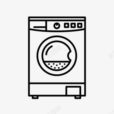 洗衣机卫生间用品用品图标图标