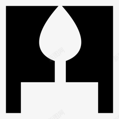 蜡烛教皇方济各图标图标