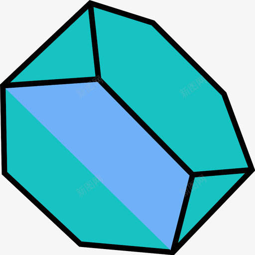 截断四面体三维形状图标svg_新图网 https://ixintu.com 三维 三维对象 三维形状 几何体 多边形 对象 形状 截断四面体