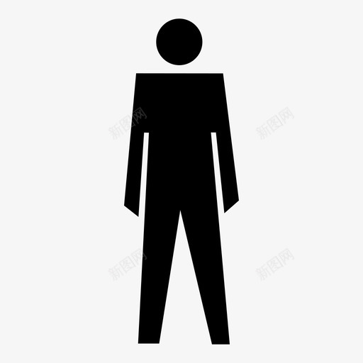 男人站着侧面图标svg_新图网 https://ixintu.com 人 侧面 化身 头 每天 男人 站着 腿 身体 身材