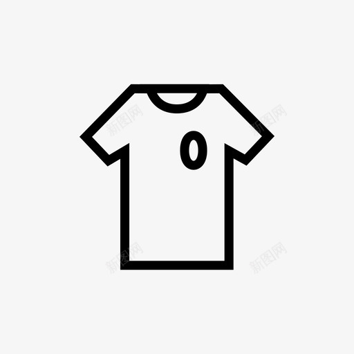 足球运动衫运动衫服装图标svg_新图网 https://ixintu.com 体育用品 服装 足球运动衫 运动 运动衫