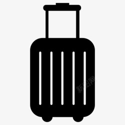 托运包行李机场包图标高清图片