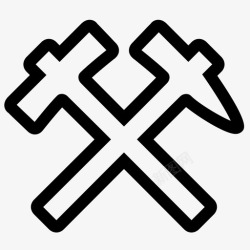 足球队徽标锤子工具球队图标高清图片