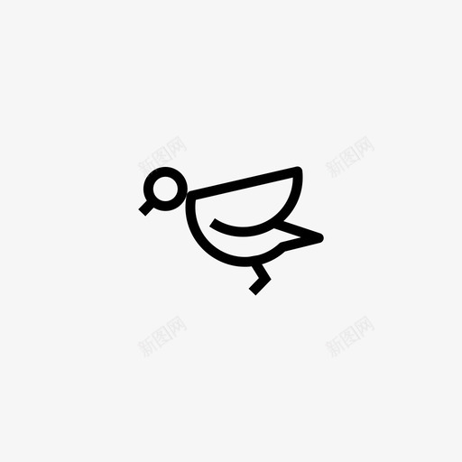 小鸟小天空图标svg_新图网 https://ixintu.com 大小 天空 小 小&简单 小鸟 微 极简 简单 简约 象形