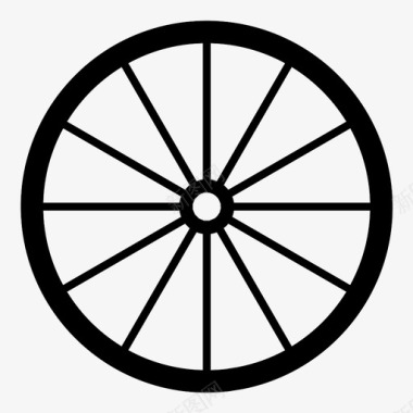 车轮自行车齿轮自行车零件图标图标