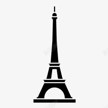 巴黎世界塔图标图标