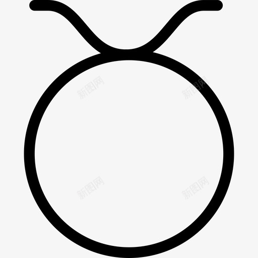 金牛座神话形状图标svg_新图网 https://ixintu.com 十二宫 太阳星座 形状 星座 星星 标志 神话 金牛座 风格化