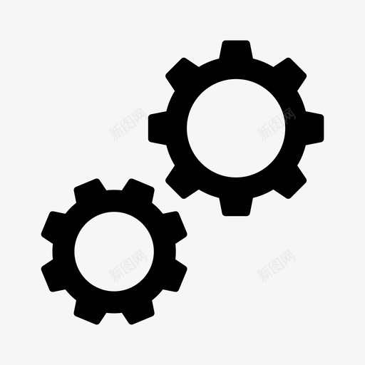 齿轮技术设置图标svg_新图网 https://ixintu.com 人 偏好 技术 机械 设置 轻松愉快 过程 齿轮