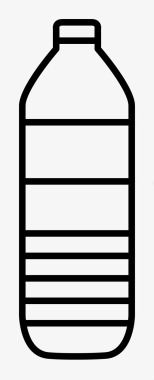 水瓶塑料液体消耗图标图标