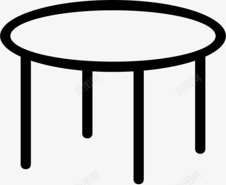 桌子餐厅家具图标图标
