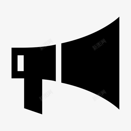 扩音器讲话声音图标svg_新图网 https://ixintu.com 呼出 噪音 声音 宣布 尖叫 平面用户界面 扩音器 扬声器 讲话
