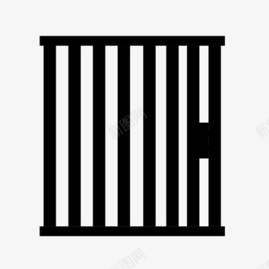 牢房罪犯犯罪图标图标