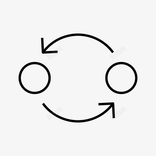 旋转改变圆圈图标svg_新图网 https://ixintu.com 位置 圆圈 改变 旋转 轮廓