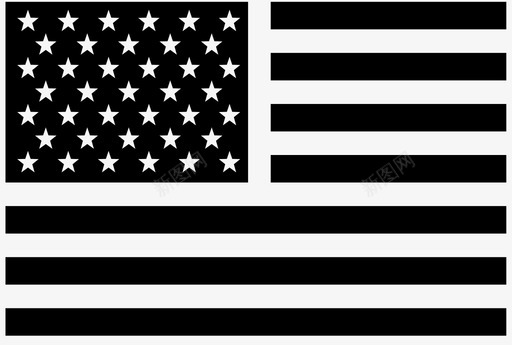 美国国旗美国条纹图标图标