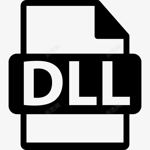 DLL文件格式符号接口文件格式文本图标svg_新图网 https://ixintu.com DLL文件格式符号 接口 文件格式文本