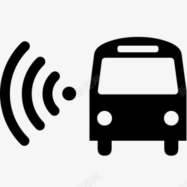 wifi总线公共交通无线电波图标图标