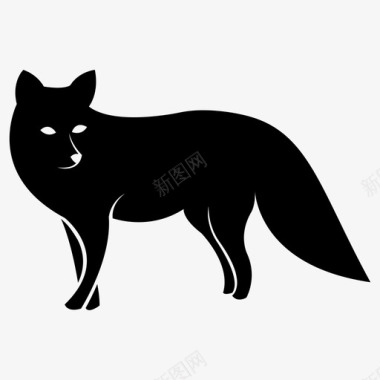狐狸野生动物哺乳动物图标图标