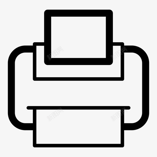 打印机纸张办公室图标svg_新图网 https://ixintu.com 办公室 多媒体 工作 打印机 文件 机器 纸张 设备