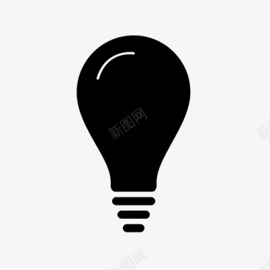 电灯泡灯泡爱迪生图标图标