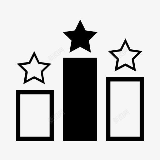 评级星级级别图标svg_新图网 https://ixintu.com 图表 星级 比较 活动 级别 营销 评级