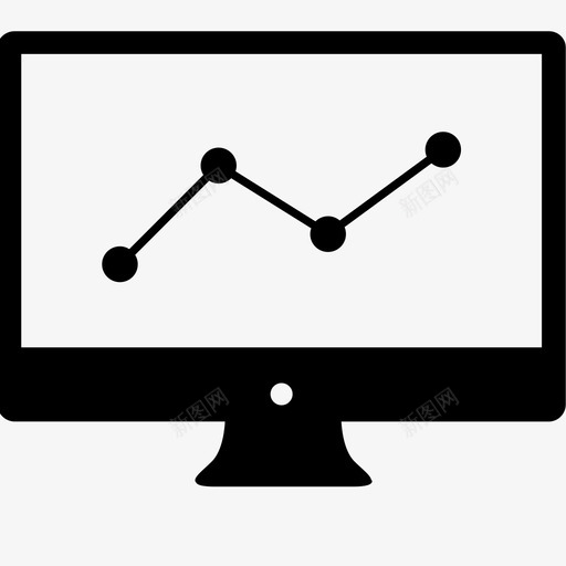 分析演示饼图图标svg_新图网 https://ixintu.com 互联网 优化 分析 折线图 报告 智能 演示 监控 资金 饼图
