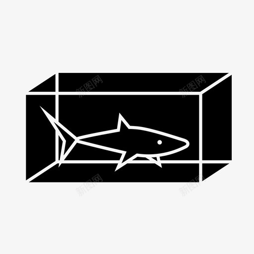 鲨鱼缸赫斯特展示图标svg_新图网 https://ixintu.com 俘虏 展示 死鲨鱼 水族馆 赫斯特 达米安赫斯特 鲨鱼缸