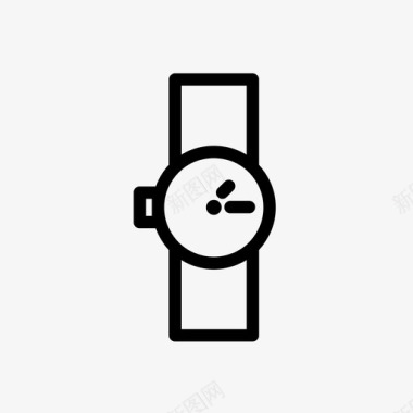 手表手表腕表跟踪时间图标图标