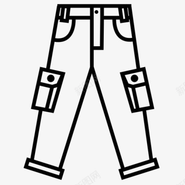 裤子货裤货物图标图标