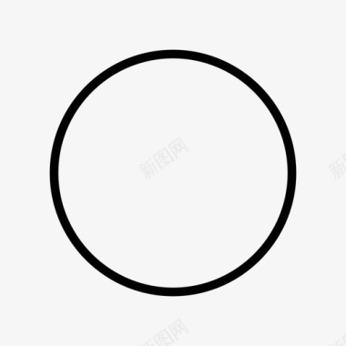 圆环多边形图标图标