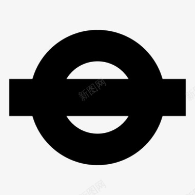 伦敦地铁标志地铁图标图标