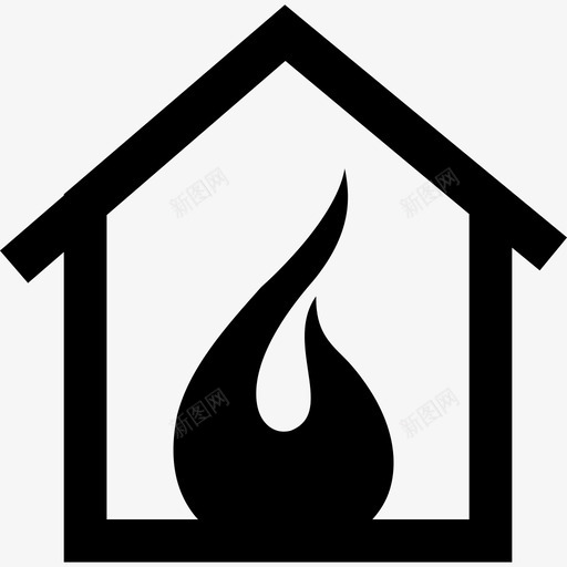 家里的火就像暖气符号电脑和媒体1图标svg_新图网 https://ixintu.com 家里的火就像暖气符号 电脑和媒体1