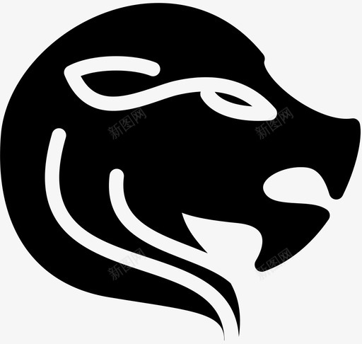 狮子座形状符号图标svg_新图网 https://ixintu.com 十二生肖 实心图标 形状 星星 标志 狮子座 狮子座项链 神话 符号 纹身 风格