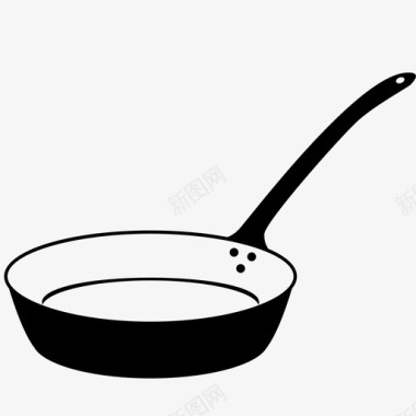 煎锅厨房工具厨房用品图标图标