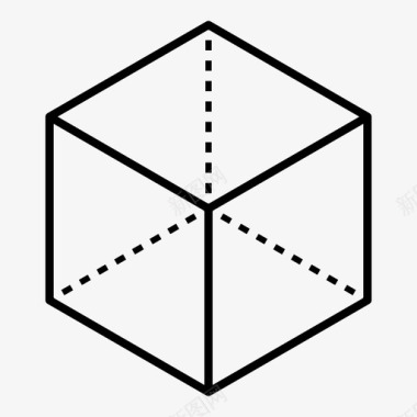 立方体三维正方形图标图标