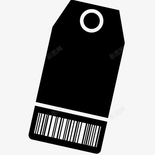 价格标签扫描销售图标svg_新图网 https://ixintu.com 价格标签 扫描 条形码 标签 货币 销售