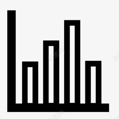 图表柱状图收入图标图标