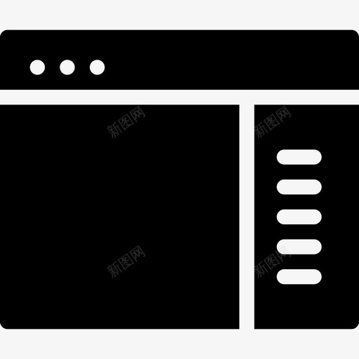 幻灯片窗口标志网站图标svg_新图网 https://ixintu.com 实心图标 幻灯片窗口 标志 用户界面 窗口-实心 网站 网页