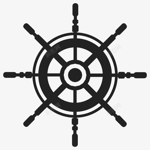船轮乘船旅行海上旅行图标svg_新图网 https://ixintu.com 乘船旅行 操舵 水手 海上旅行 航海 船轮