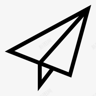 纸飞机燕子麻雀图标图标