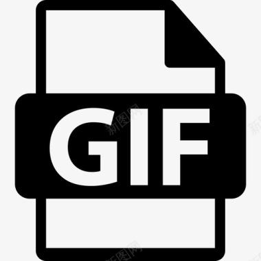 GIF文件格式符号界面文件格式文本图标图标