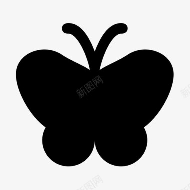 蝴蝶虫子飞行图标图标