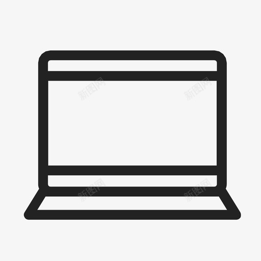 笔记本电脑电子产品个人电脑图标svg_新图网 https://ixintu.com 个人电脑 技术 电子产品 笔记本电脑