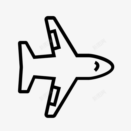 飞机送货飞行图标svg_新图网 https://ixintu.com 度假 旅行 航运 送货 飞机 飞行